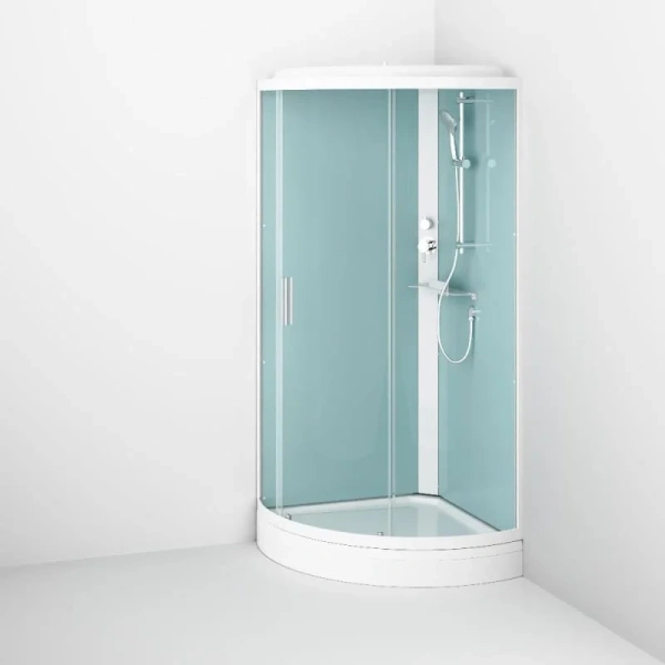 душевая кабина am.pm x-joy w88c-401-090wt с крышей, белый