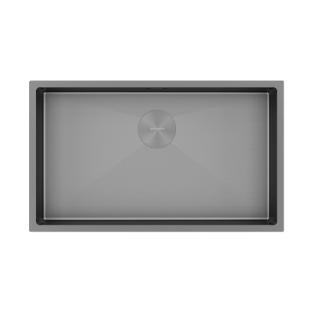 Кухонная мойка Paulmark NEXT 74 UNI PM217444-MG, цвет серый матовый