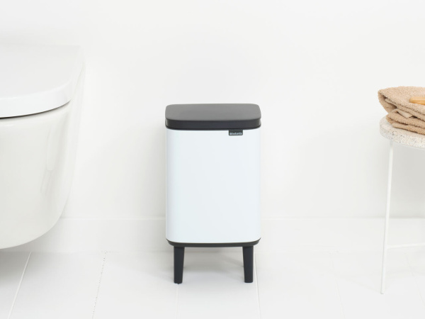 Мусорное ведро Brabantia Bo Hi 227240 12 л, белое