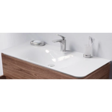 раковина полувстраиваемая am.pm sensation 100 m30wpc1001wg, белая