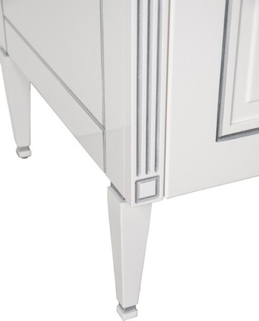 тумба под раковину aquanet паола 120 00181763 белая