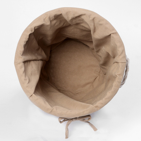 корзина для белья wasserkraft aller wb-106-l с крышкой, цвет белый