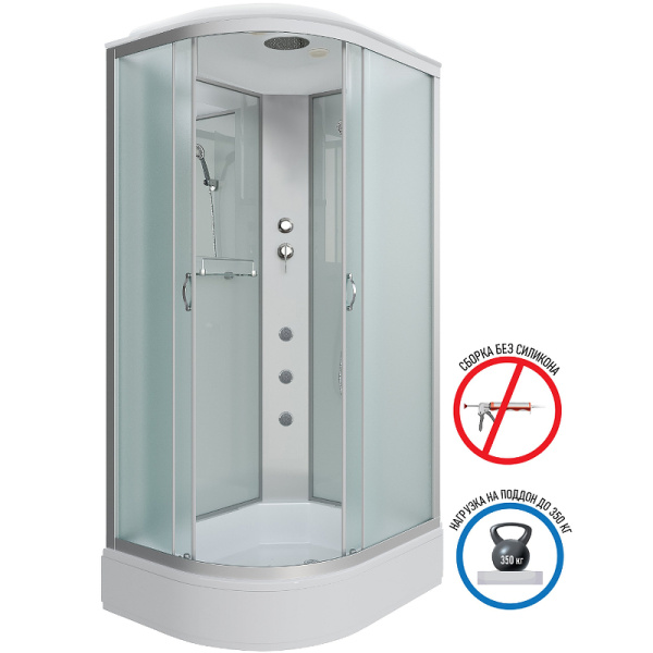 душевая кабина niagara classic 120х90 r ng-33294-14rg с гидромассажем