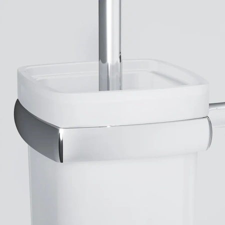 ёршик для унитаза am.pm gem a9033400 настеный, хром