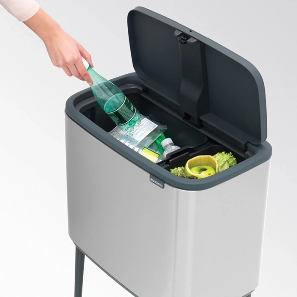 Мусорное ведро Brabantia Bo 127243 11 + 23л