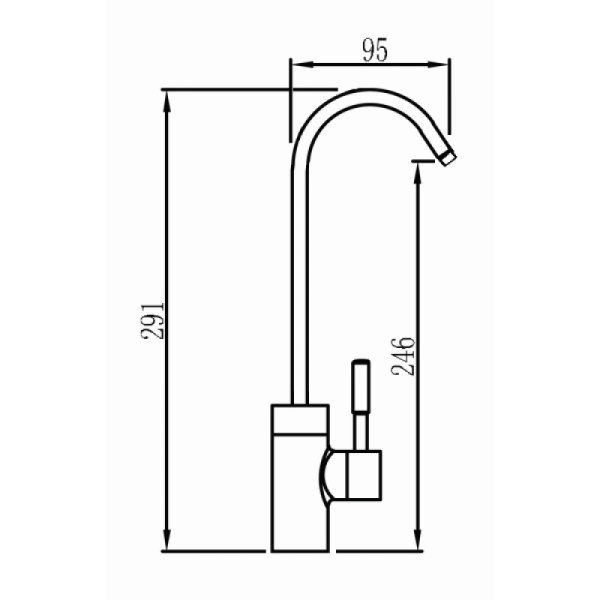 кран для фильтра seaman eco koblenz ssn-0010