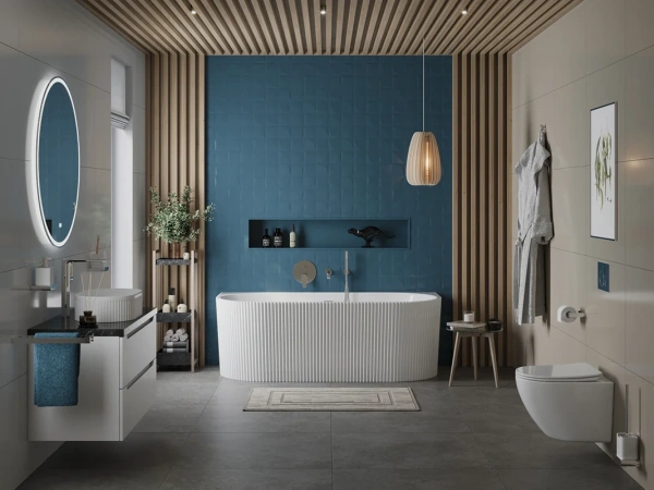 акриловая ванна belbagno uno bb713 170x80 см, пристенная, белая, на ножках, со сливом-переливом, с донным клапаном