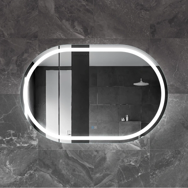 зеркало cezares giubileo 120 czr-spc-giubileo-1200-800-tch-warm с подсветкой с сенсорным выключателем и подогревом