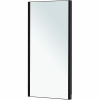 Зеркало Allen Brau Infinity 50 1.21021.BL с подсветкой Черное с сенсорным выключателем