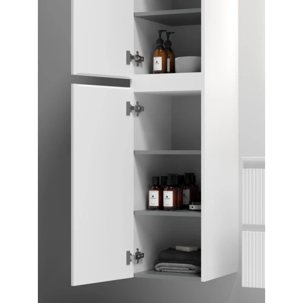 шкаф пенал sancos snob t 35 psnt35w подвесной bianco