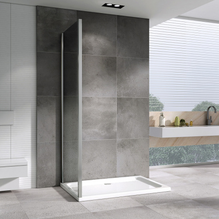 боковая стенка 90 см abber schwarzer diamant s90 прозрачное