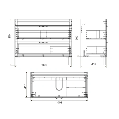 тумба с раковиной iddis oxford 100 oxf10w1i95k белая