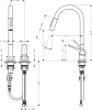 смеситель для кухни axor citterio m 34822800