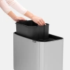 мусорное ведро brabantia bo touch bin 316227 23 + 11 л