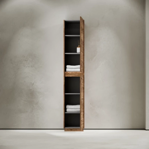 шкаф пенал sancos libra floor 35 plb35fech дуб чарльстон