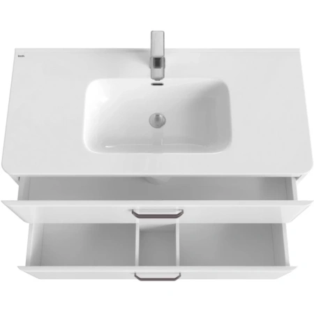 тумба с раковиной iddis brick 100 bri10wfi95k белая