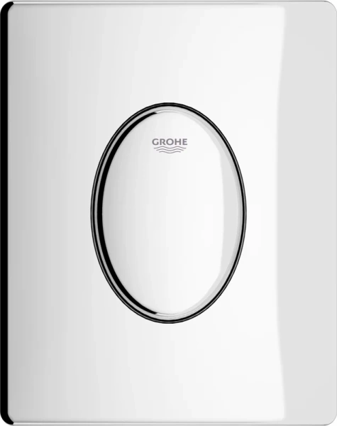 кнопка смыва для инсталляции grohe skate air 38564000 для унитаза, пластик, цвет хром
