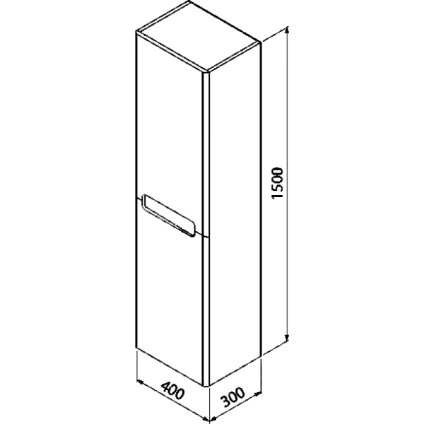 шкаф-пенал iddis edifice 40 edi40w0i97
