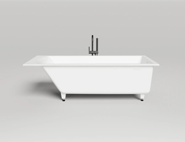 salini salini cascata kit встраиваемая ванна 180х80х60см, донный клапан, материал: s-sense, цвет: белый глянцевый