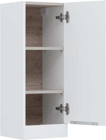 шкаф-пенал aquanet ирис new 30 белый глянец