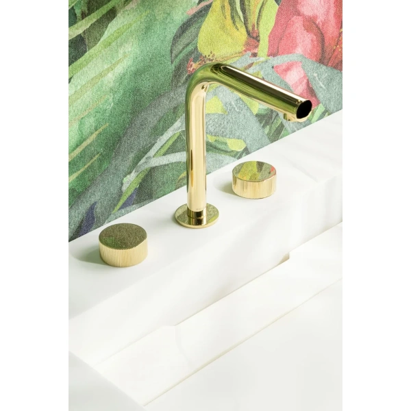 смеситель для раковины boheme stick linea 152-g.3 золотой