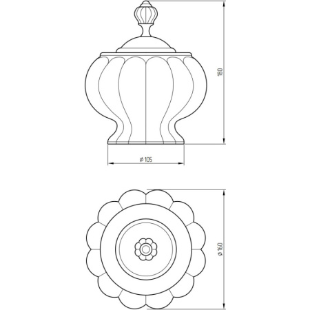 баночка migliore olivia ml.olv-60.627.bo.do