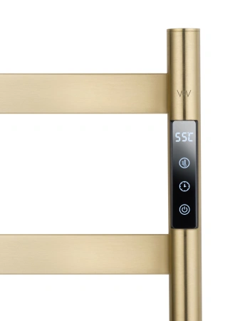 полотенцесушитель электрический напольный wonzon & woghand essen, брашированное золото (ww-a407-bg)