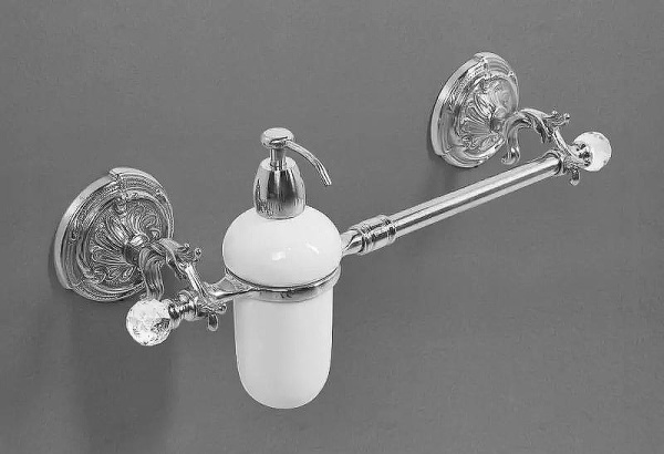 Полотенцедержатель с диспенсером ART&MAX BAROCCO CRYSTAL AM-2057D-Cr-C