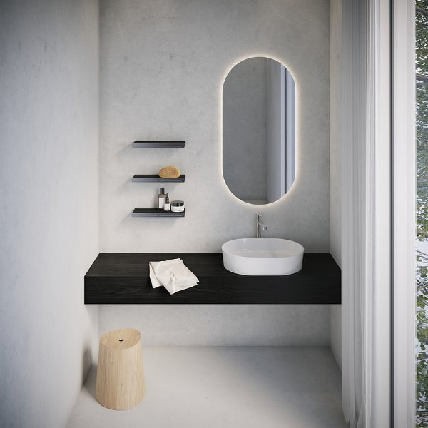 Металлическая полка Ravak Slim S X07P651 Белая