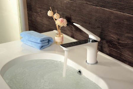 смеситель для раковины lemark allegro lm5906cw хром белый