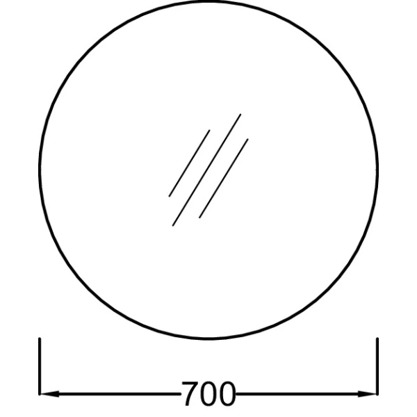 зеркало jacob delafon odeon rive gauche 70 eb1144-nf подвесное