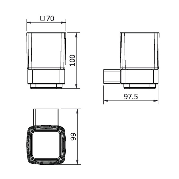 Стакан Langberger Vico 11311A-BP