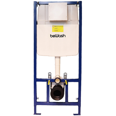 инсталляция bewash bw74 k500rzvp0400mkk00000 для унитаза, с клавишей смыва хром матовый