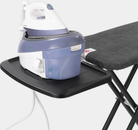 гладильная доска brabantia b 134449 124x38, черный деним