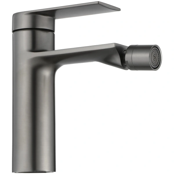 смеситель rea storm rea-b4583 для биде, без донного клапана, оружейная сталь смеситель rea storm rea-b4583 для биде, без донного клапана, оружейная сталь