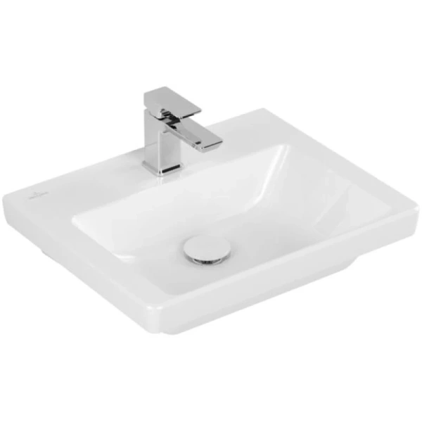 раковина 50x40см villeroy & boch subway 3.0 4370fg01