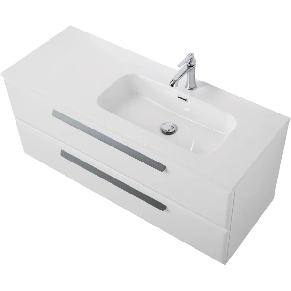 тумба под раковину cezares eco-cer-n 120 r eco-cer-n-1200-2c-so-bl-r подвесная bianco lucido без ручек