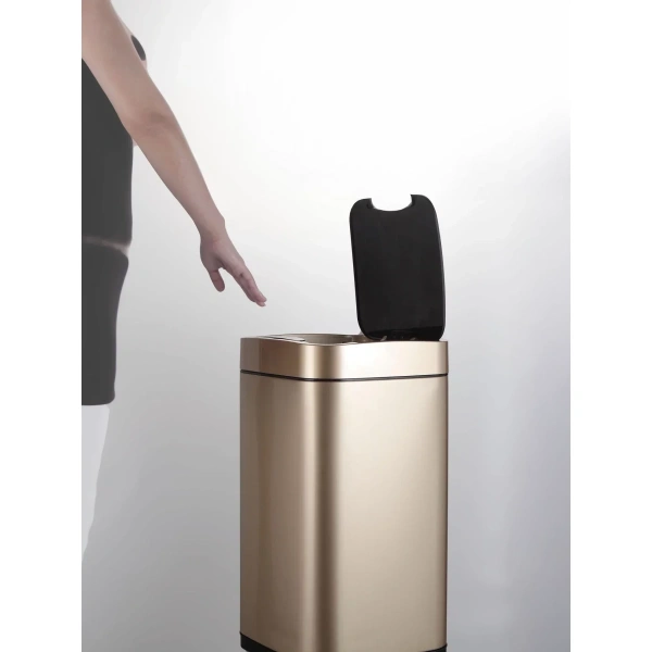 Ведро для мусора WeltWasser Rone CG 28L сенсорное 10000001966 цвет золото шампань