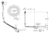 слив-перелив для ванны geberit удлиненный 150.525.21.6