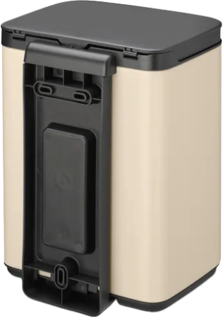 мусорное ведро brabantia bo 234088 4 л, бежевое