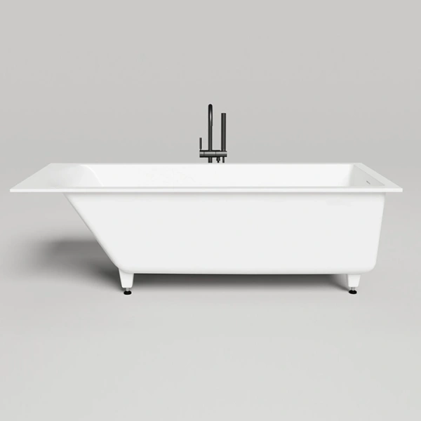 salini salini cascata kit встраиваемая ванна 180х80х60см, донный клапан, материал: s-sense, цвет: белый глянцевый