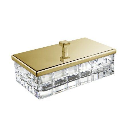 Коробочка универсальная 3SC PALACE PA78ACRGD, цвет прозрачная | золото