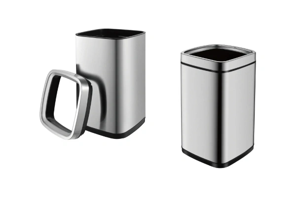 Мусорное ведро Weltwasser WW Noland MT 9L хром матовый