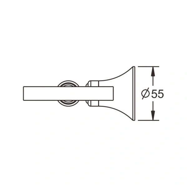Ёршик для унитаза Rose RG12 RG1200 хром