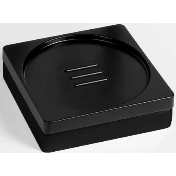 Мыльница настольная Colombo MiniQ B5040.NM-RNE, цвет: чёрный матовый