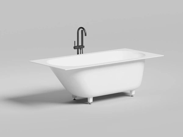 salini salini ornella kit встраиваемая ванна 170х80х60см, донный клапан, сифон, щелевой слив-перелив, материал: s-stone, цвет: белый матовый