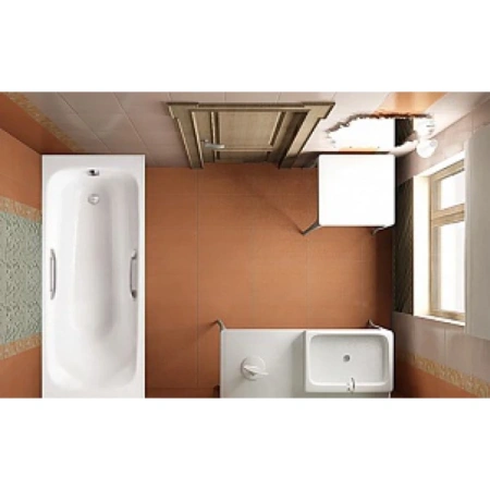 чугунная ванна jacob delafon melanie e2935-00 (gm) , 160x70 см