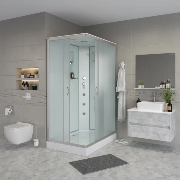 душевая кабина niagara classic 120х90 ng-43295-14qg с гидромассажем