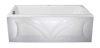 акриловая ванна 1marka modern 180x70 01мод1870 / у91314 прямоугольная, цвет белый