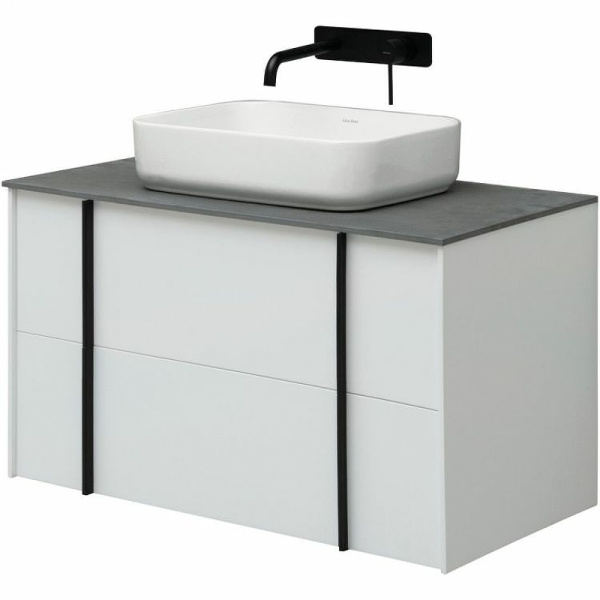 тумба под раковину allen brau reality 90 1.32006.wm подвесная белая матовая